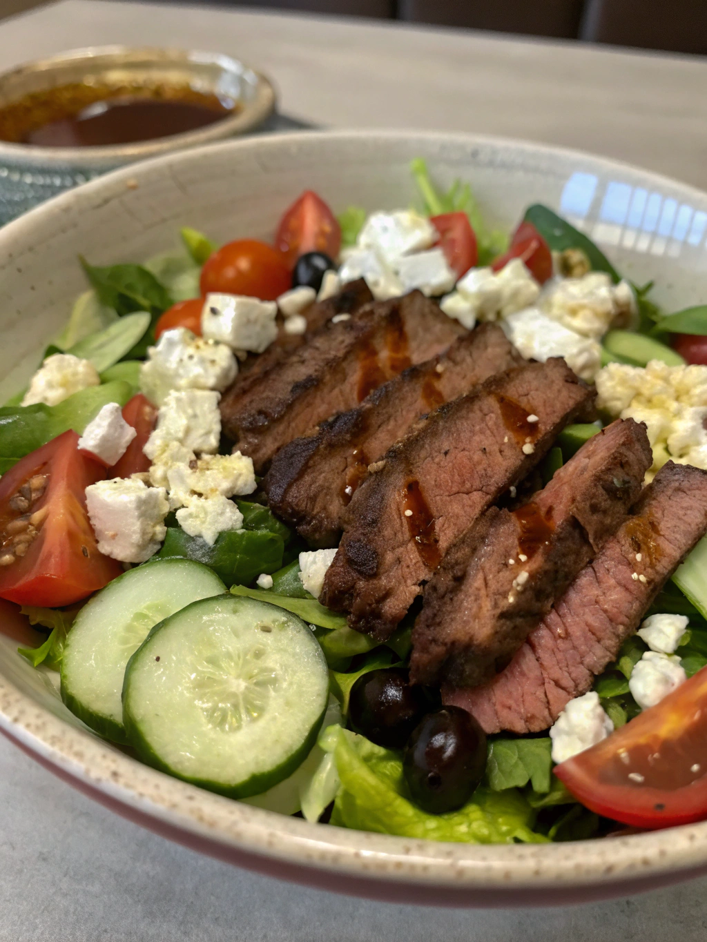How 7 Steps Transform Beef and Feta Salad into a Delightful Dish 4 beef and feta salad Final result 1