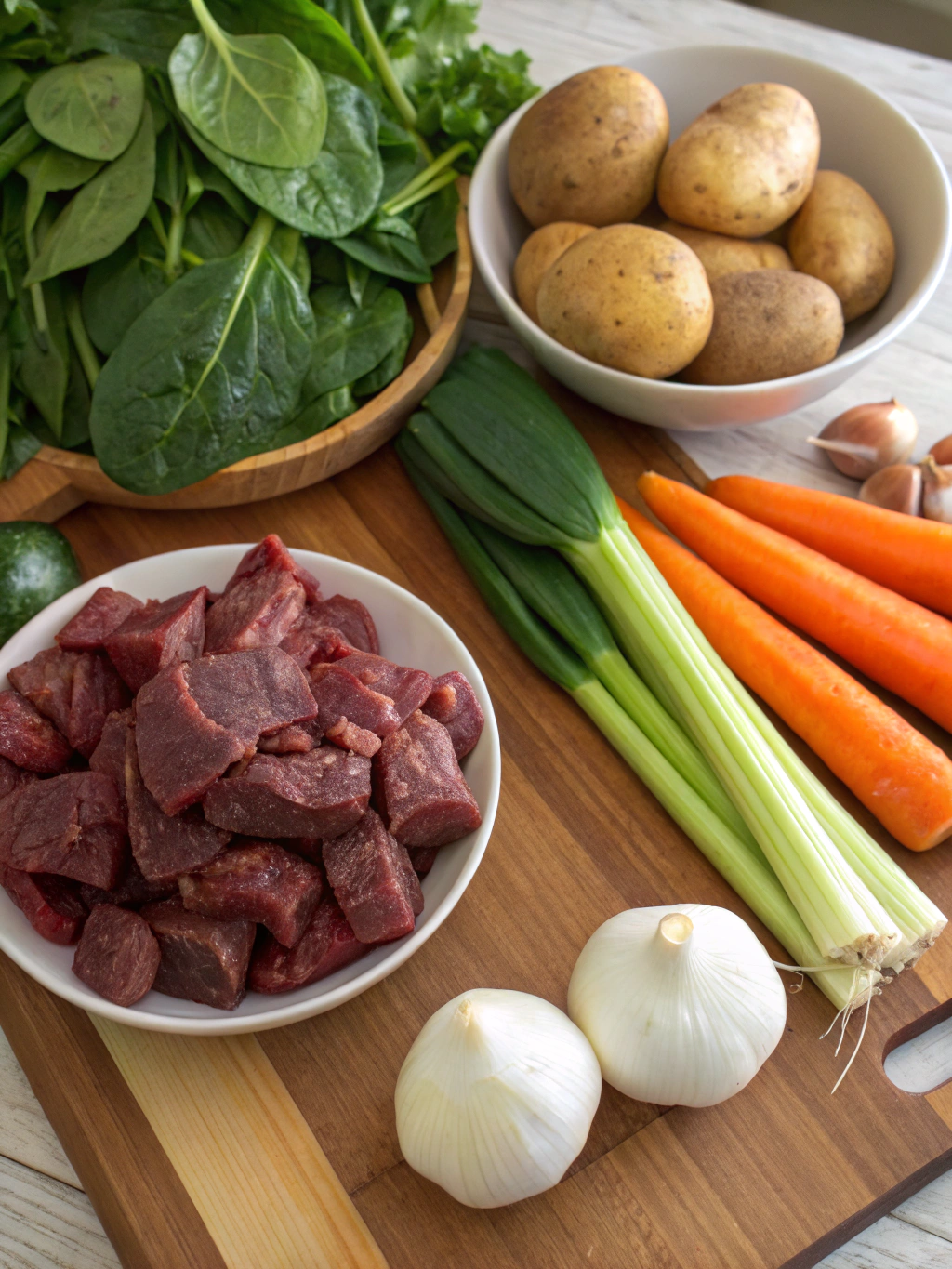 Beef and Spinach Stew: 5 Reasons Why It's a Must-Try Recipe To Get The Best 2 beef and spinach stew ingrdien 1