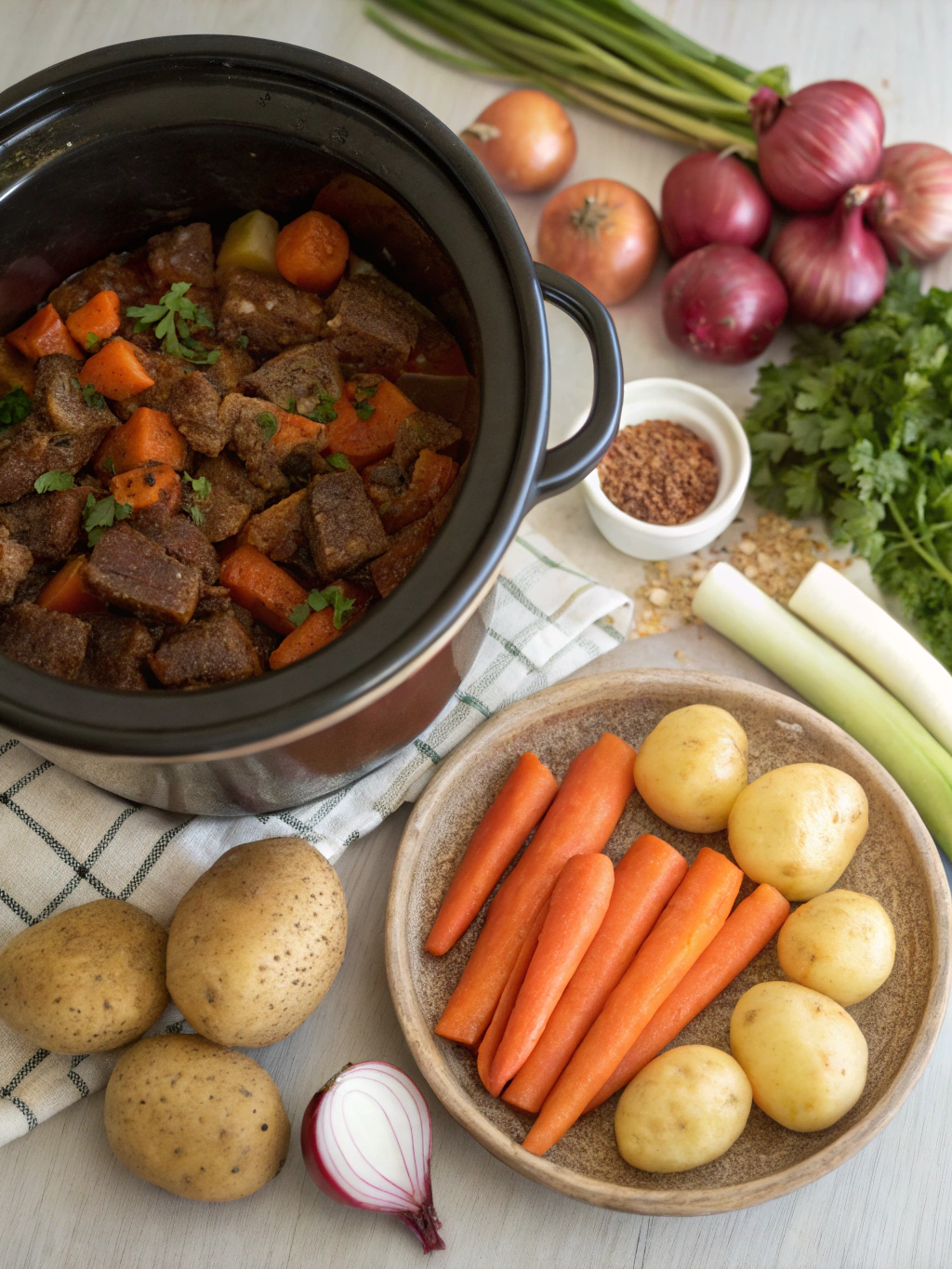 Crockpot Beef Recipes: 7 Delicious Dishes for Any Occasion 2 crockpot beef recipes ingrdien