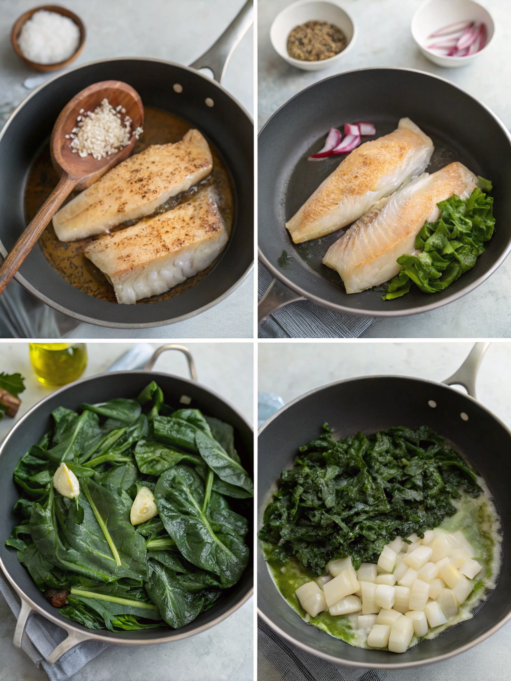 Fish and Collard Greens: 7 Tasty Ways to Enjoy This Combo! 3 fish and collard greens step by step