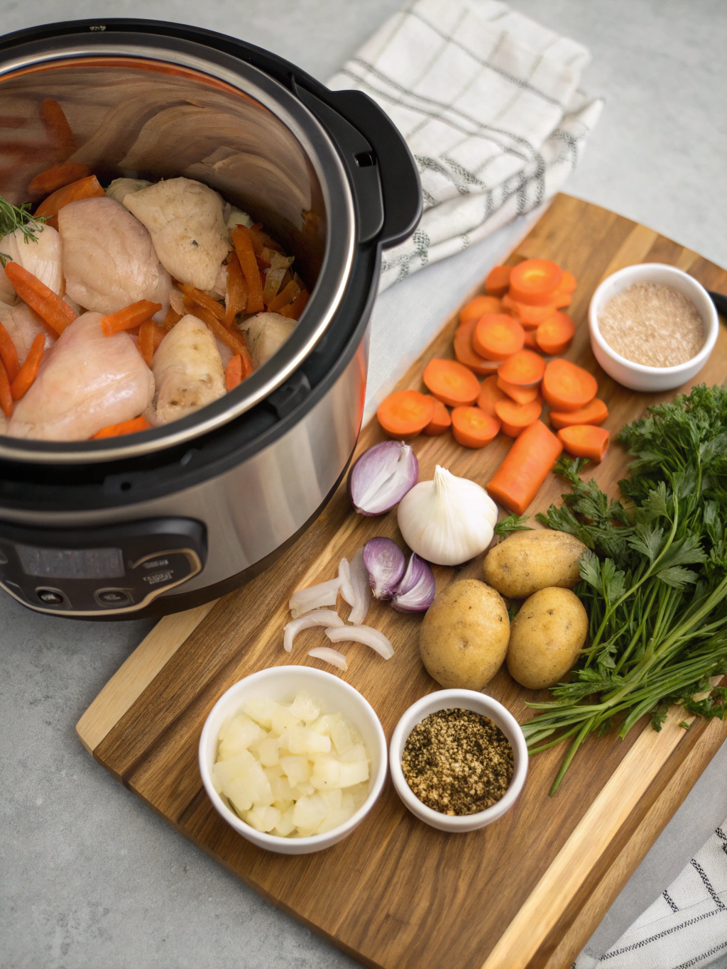 Instant Pot Chicken Recipes: 7 Easy Dishes You'll Love 2 instant pot chicken recipes ingrdien