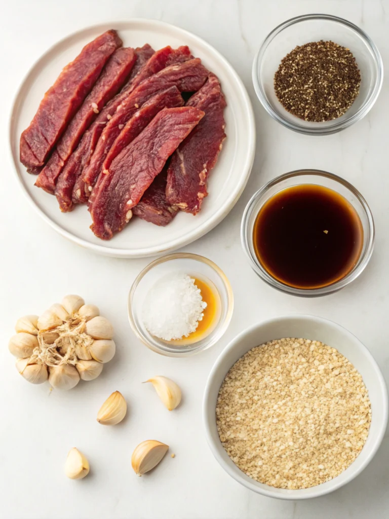 Shredded Beef Recipes: 7 Delicious Dishes to Satisfy Your Cravings 3 maple glazed beef strips ingrdien 1