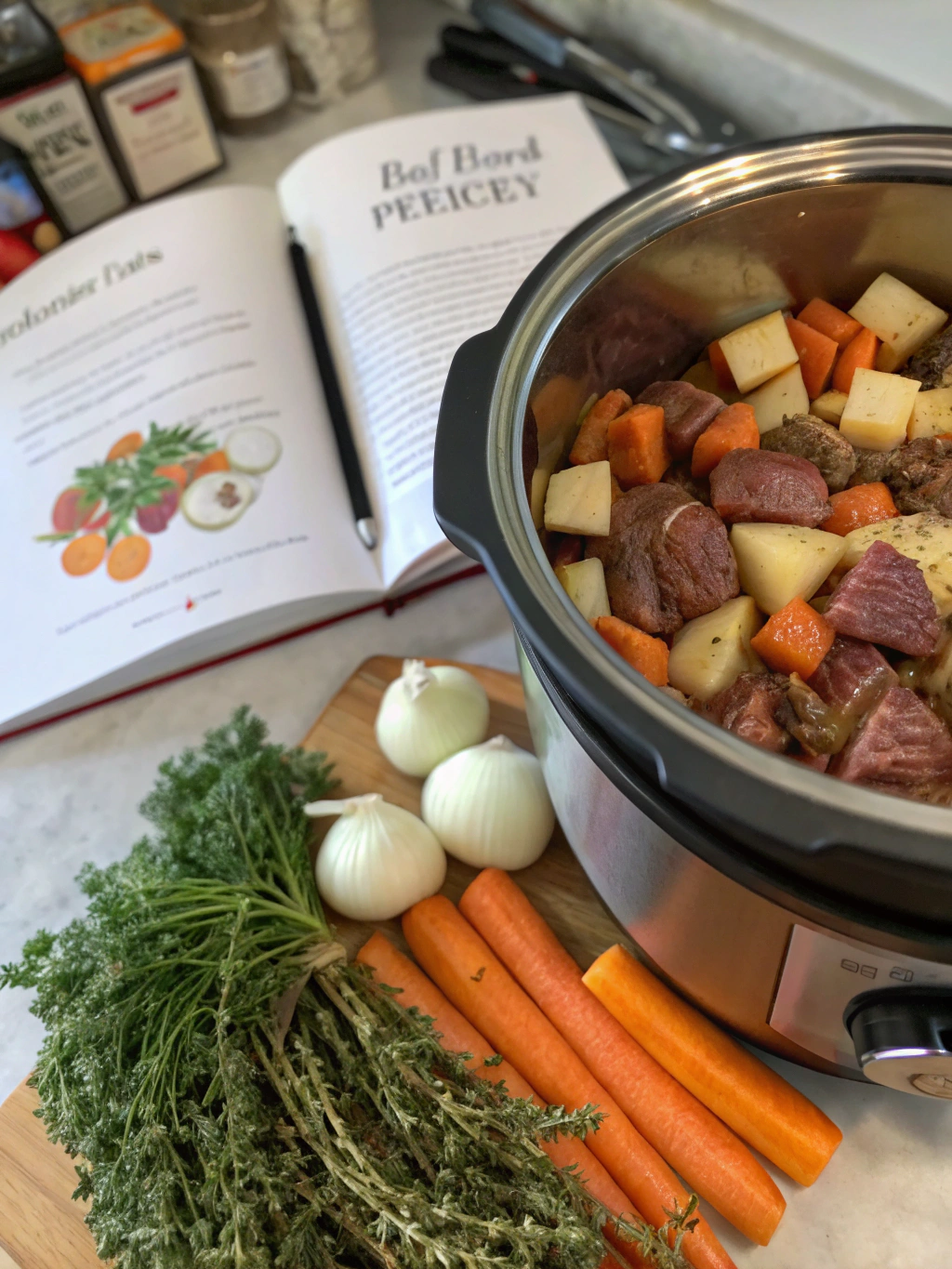 Pressure Cooker Beef Recipes: 7 Easy Dishes for Busy Nights 2 pressure cooker beef recipes ingrdien