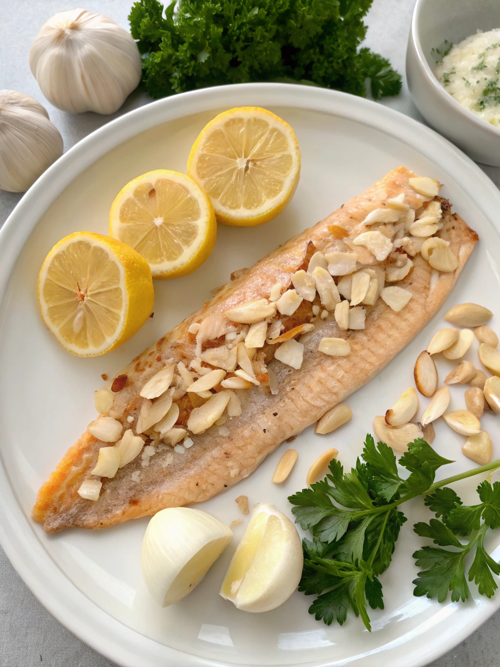 Baked Trout Almondine: 5 Easy Steps to a Gourmet Delight 2 baked trout almondine160 ingrdien