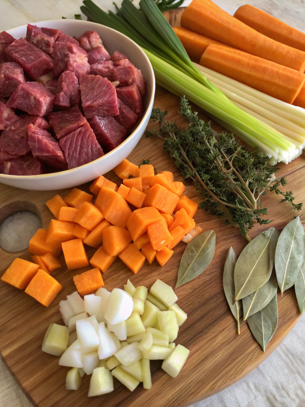 How easy 5 Steps Make Beef and Sweet Potato Stew Irresistible! 2 beef and sweet potato stew ingrdien