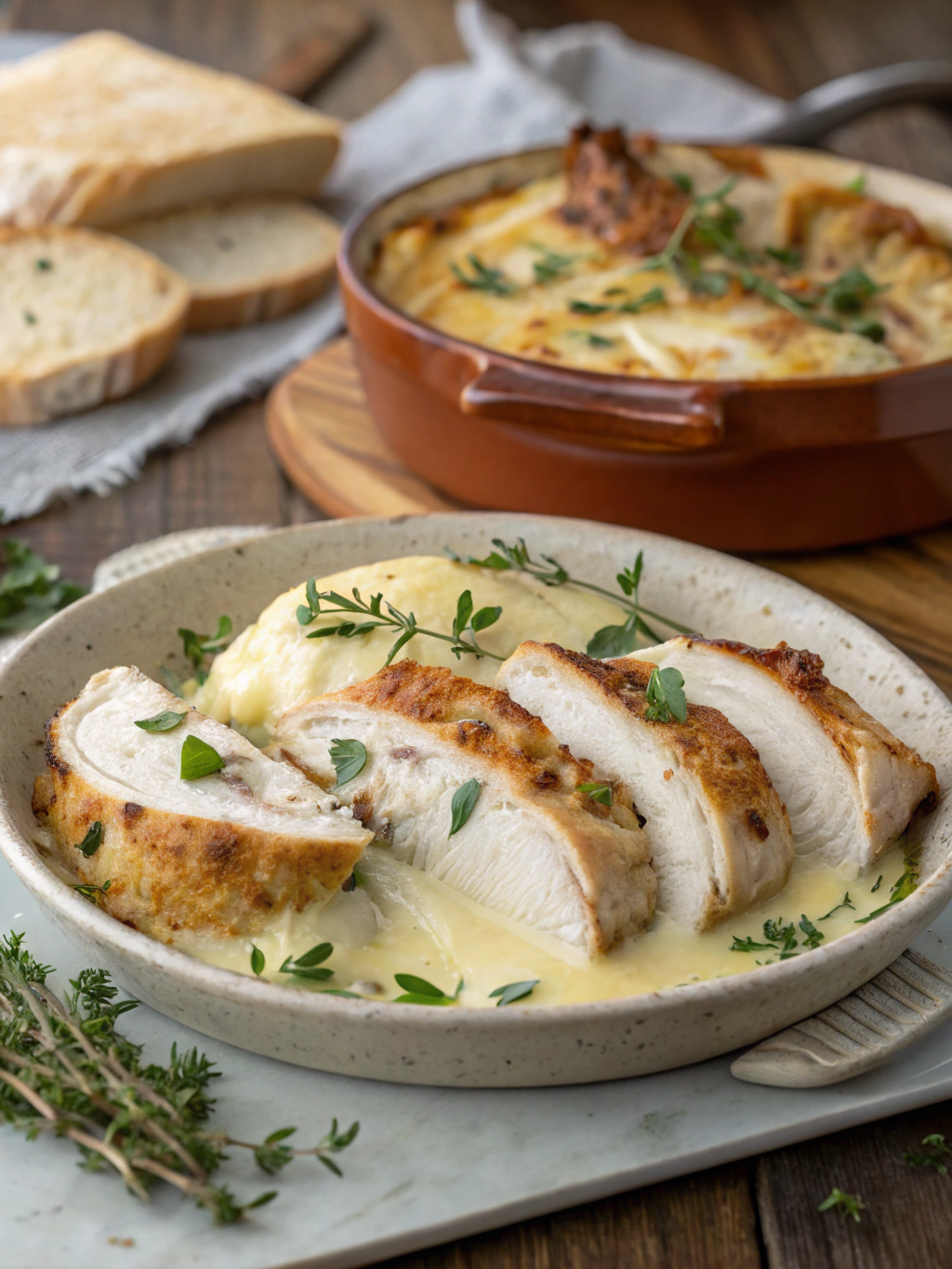 Chicken and Brie Recipe: 5 Easy Steps for a Tasty Meal! 4 chicken and brie recipe Final result