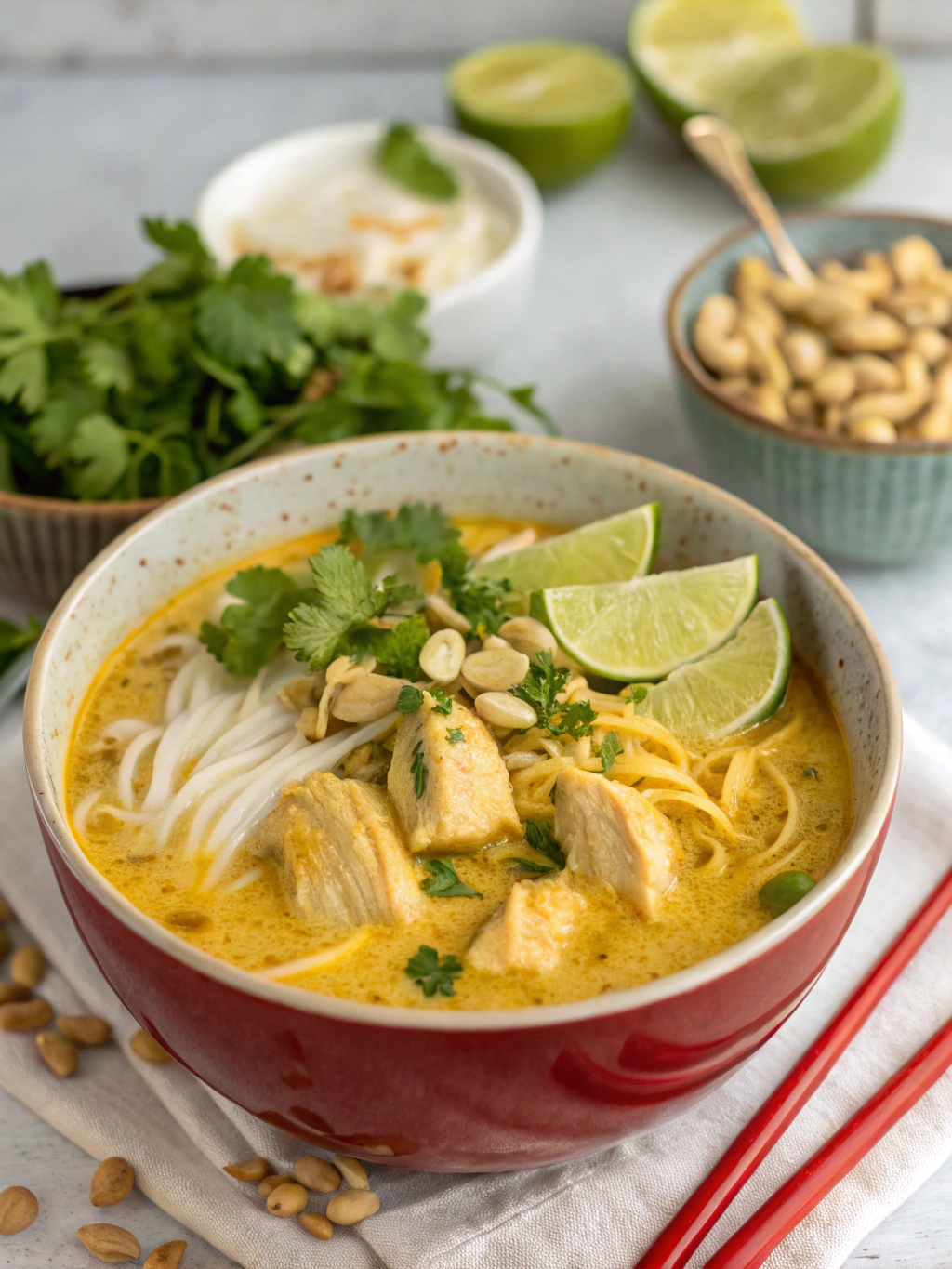 Chicken Laksa Recipe: Best 5 Steps to Spicy Perfection! 4 chicken laksa recipe Final result