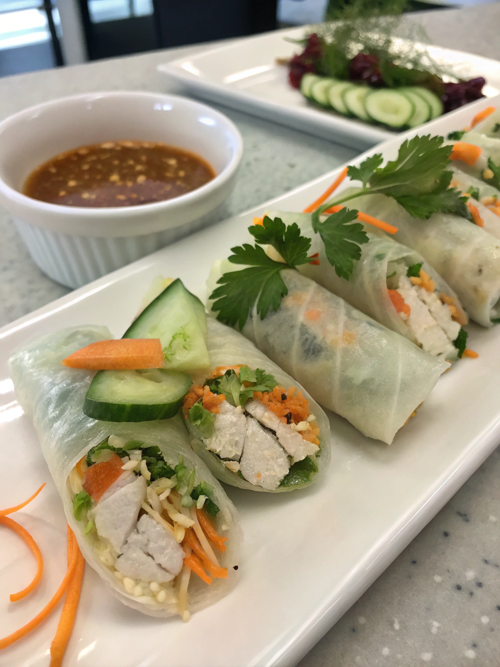 Chicken Rice Paper Rolls Recipe: 5 Easy Steps to Deliciousness 4 chicken rice paper rolls recipe Final result