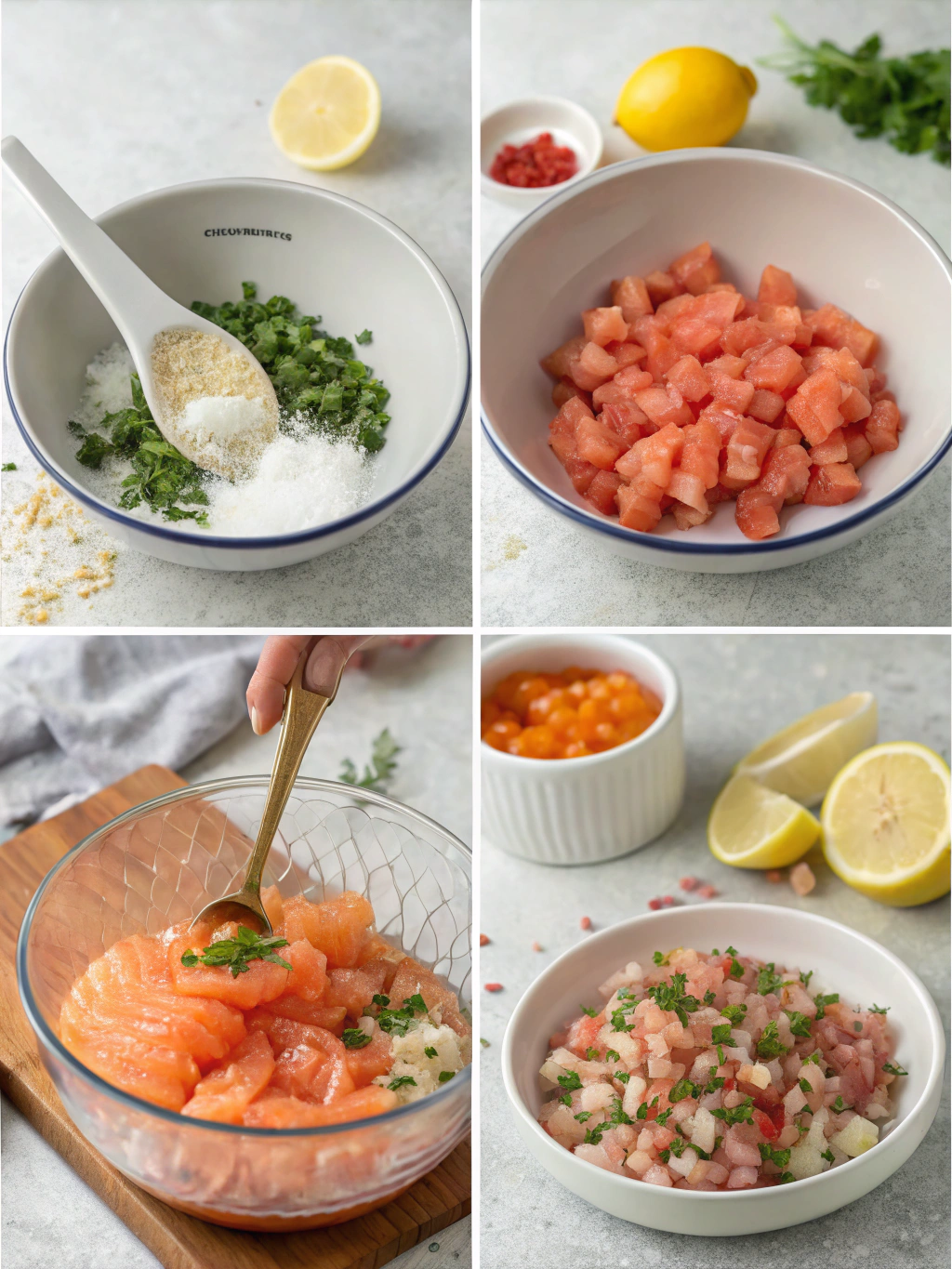 Fish Tartare: 3 Best Recipes You Need to Try Today! 3 fish tartare step by step