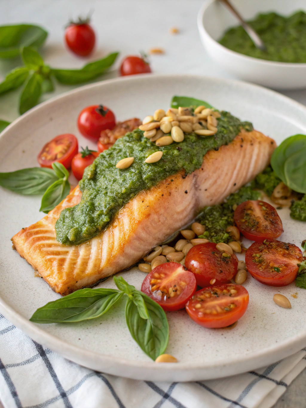 Pesto Salmon Recipe: 3 Easy Steps You Need to Try Today! 4 pesto salmon recipe342460 Final result