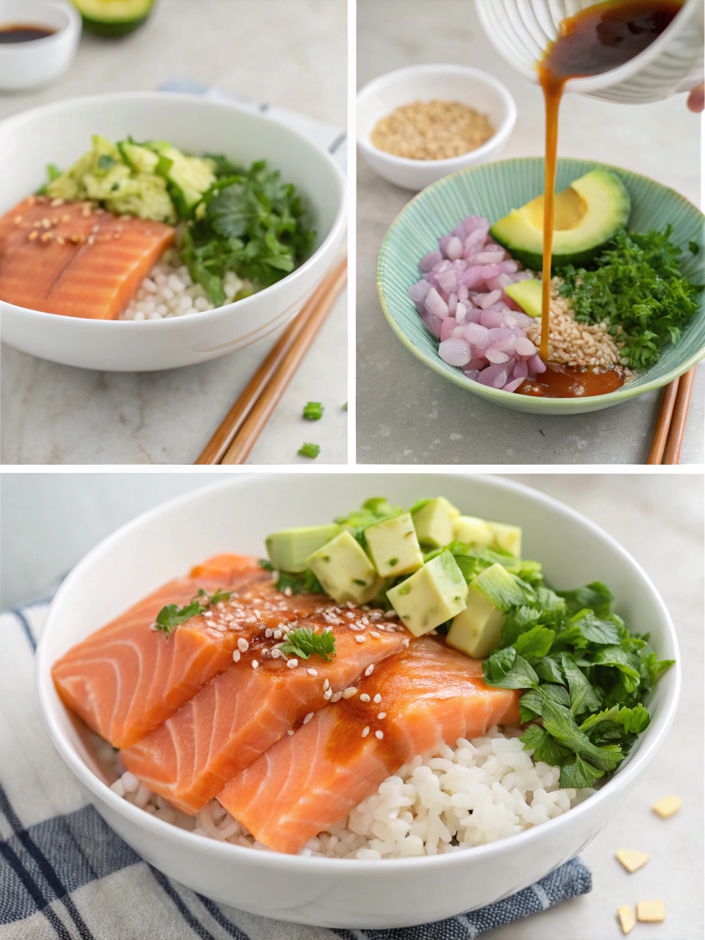 Salmon Poke Bowl Recipe: great 5 Tips for your Perfection 3 salmon poke bowl recipe336040 step by step