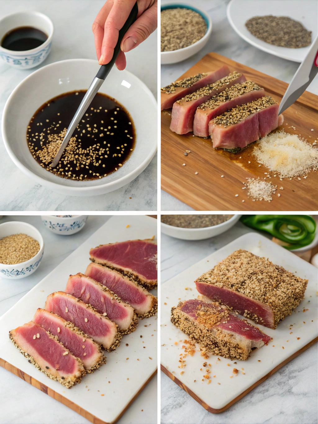 Sesame Crusted Tuna: great 5 hack for a your Perfectly Dish 3 sesame crusted tuna308352 step by step