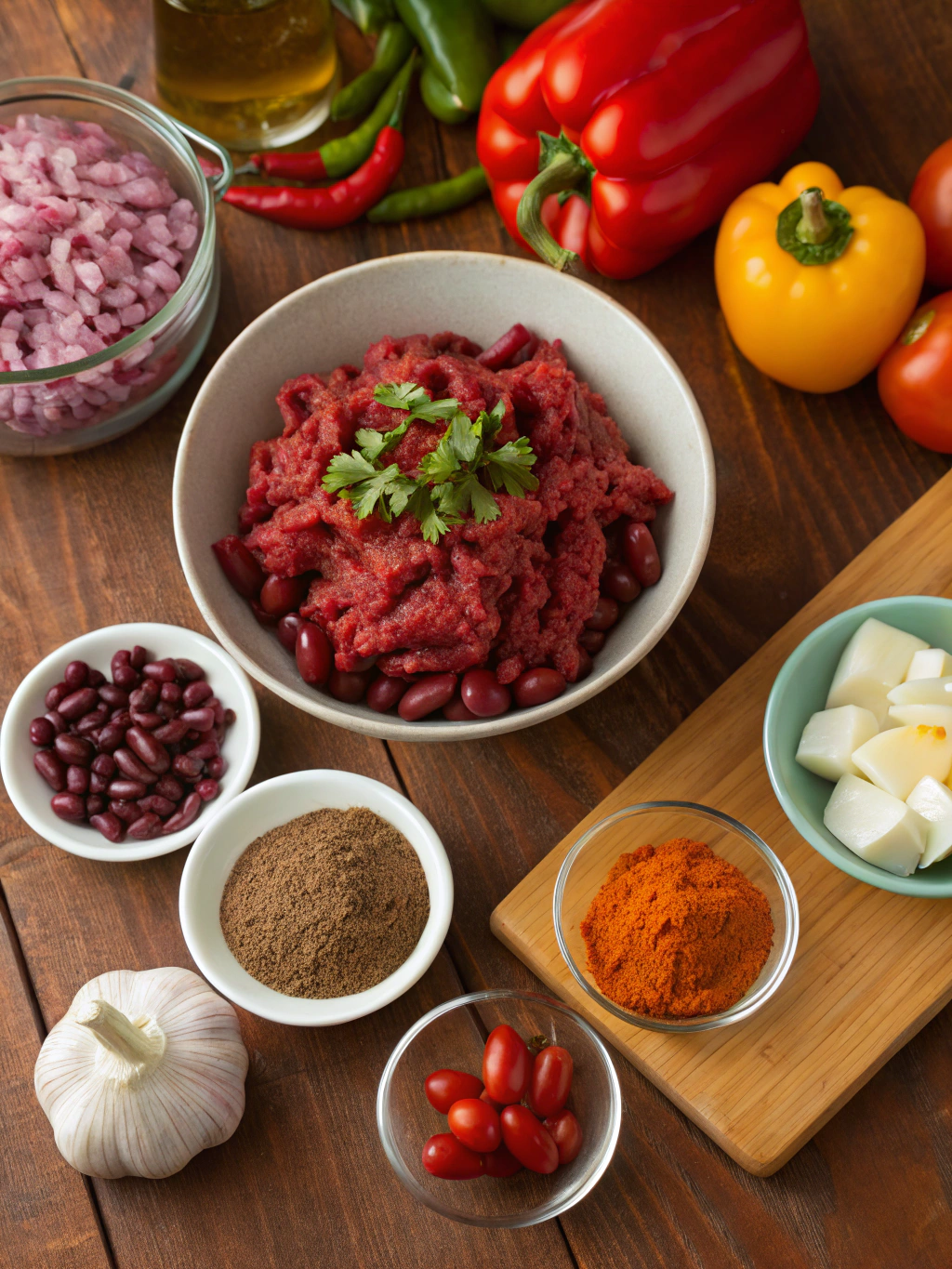 Beef and Bean Chili: 5 Easy Secrets to Perfecting the Recipe 2 beef and bean chili ingrdien