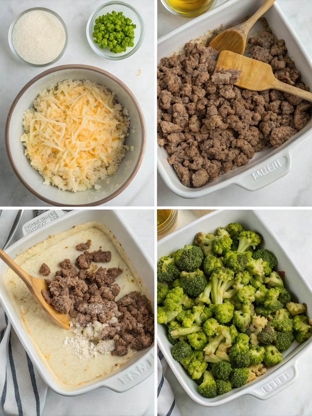 Beef and Broccoli Casserole: 3 Great Recipes for Dinner 3 beef and broccoli casserole step by step