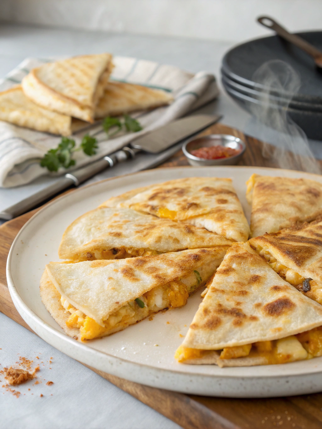 Chicken and Cheese Quesadill: 5 Easy Steps to a Tasty Snack! 4 chicken and cheese quesadill Final result