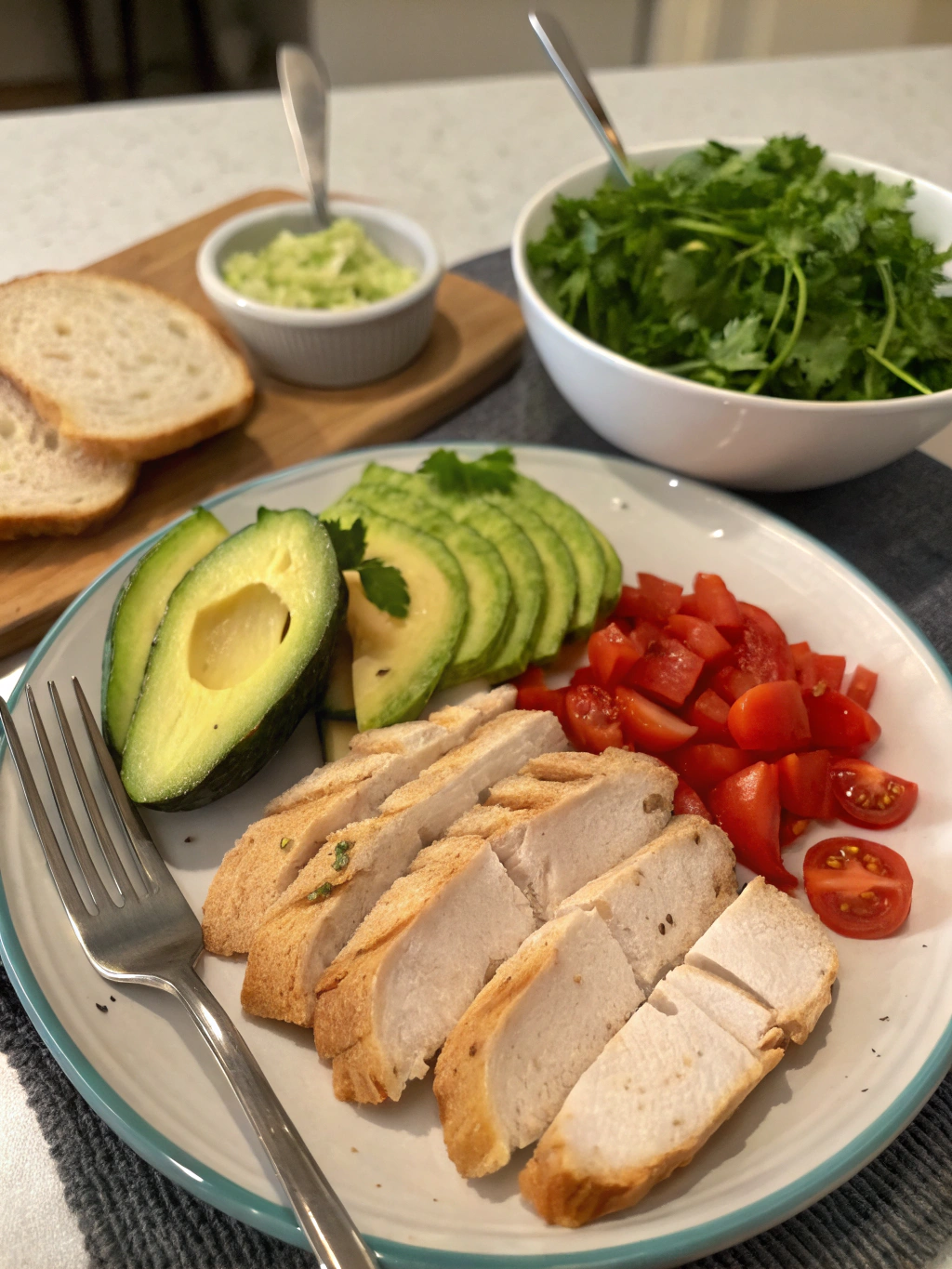 Chicken Avocado Toast Recipe: 5 Easy Tips for Perfection 2 chicken avocado toast recipe ingrdien