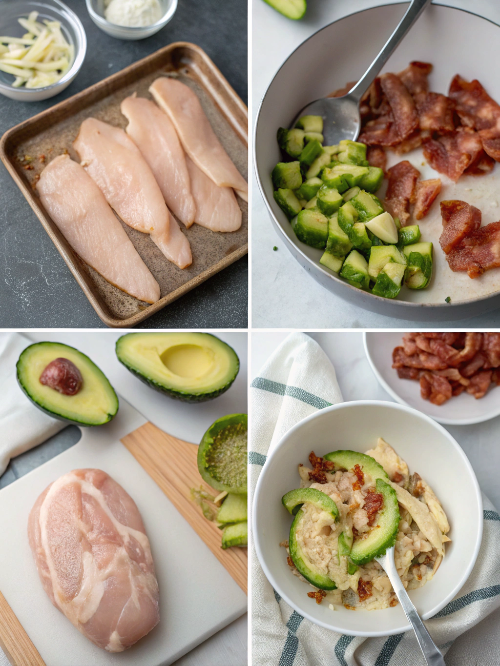 How to Make the Best Chicken Bacon Avocado Recipe in 5 Steps 3 chicken bacon avocado recipe step by step
