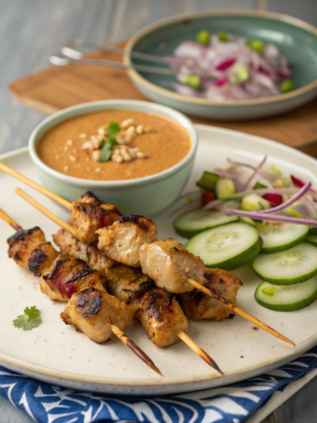 Chicken Satay Recipe: 5 Easy Steps to Delicious Skewers 4 chicken satay recipe Final result